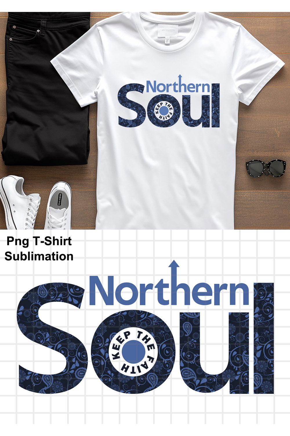 Northern Soul - Keep the Faith - Paisley pinterest preview image.