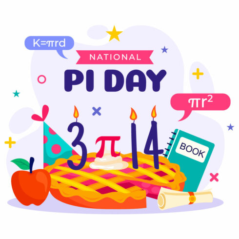 12 National Pi Day Illustration cover image.