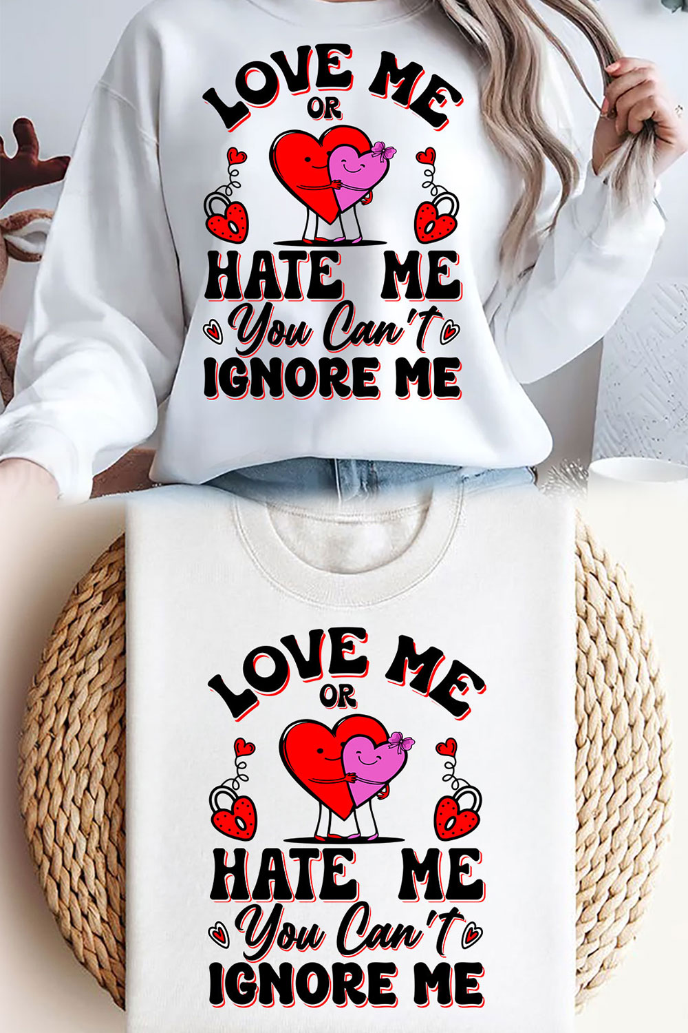 Valentine day t shirt design png pinterest preview image.