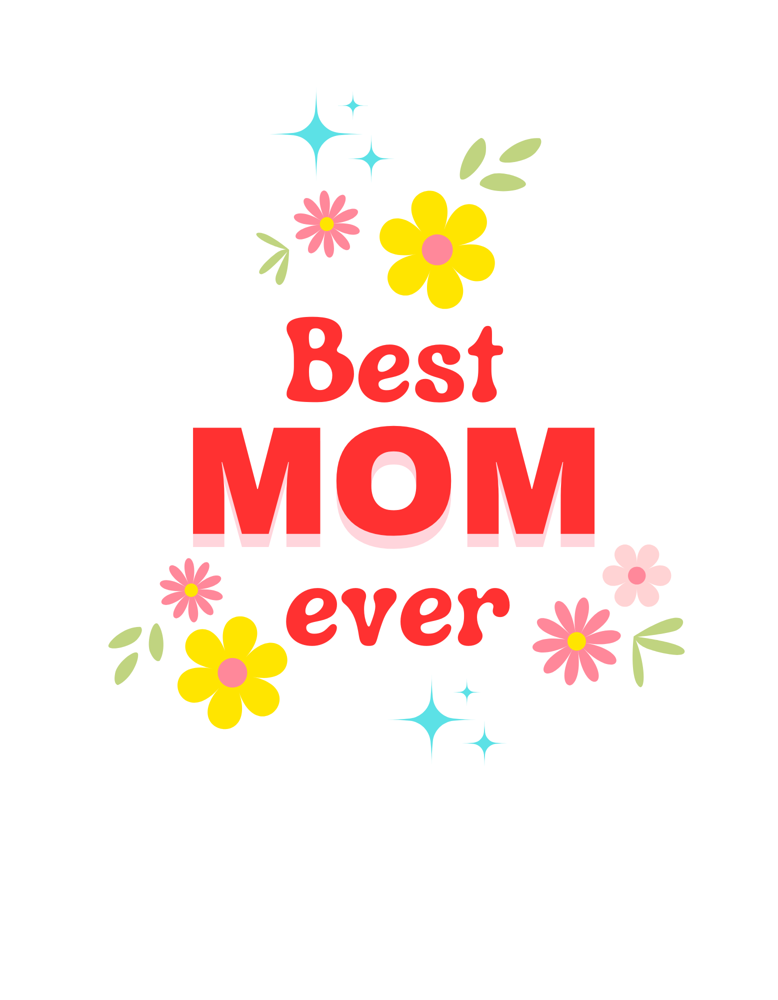 pink white cute and friendly personal mothers day t shirt design 437