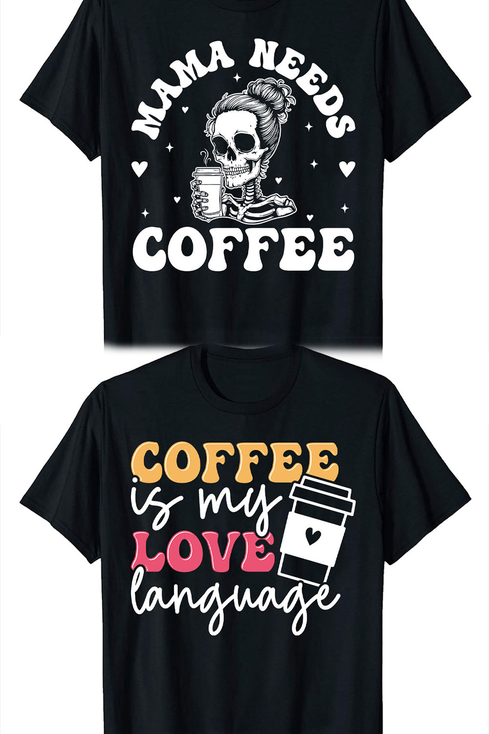 Coffee design bundle pinterest preview image.