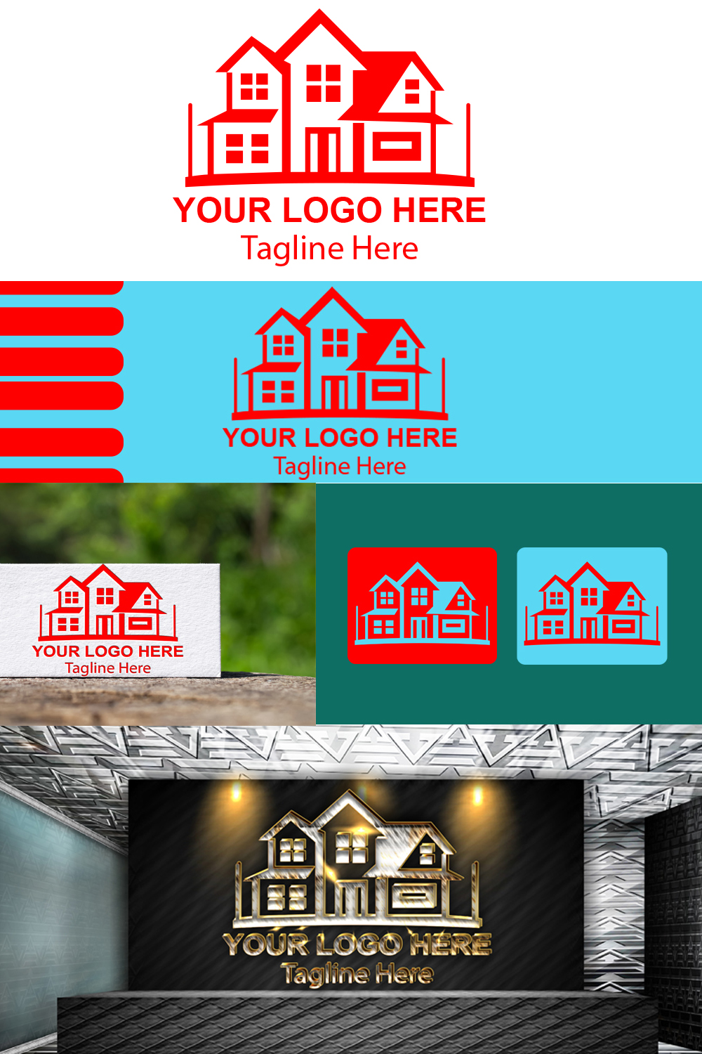 A Modern and Timeless Logo Design that Represents Strength and Innovation pinterest preview image.