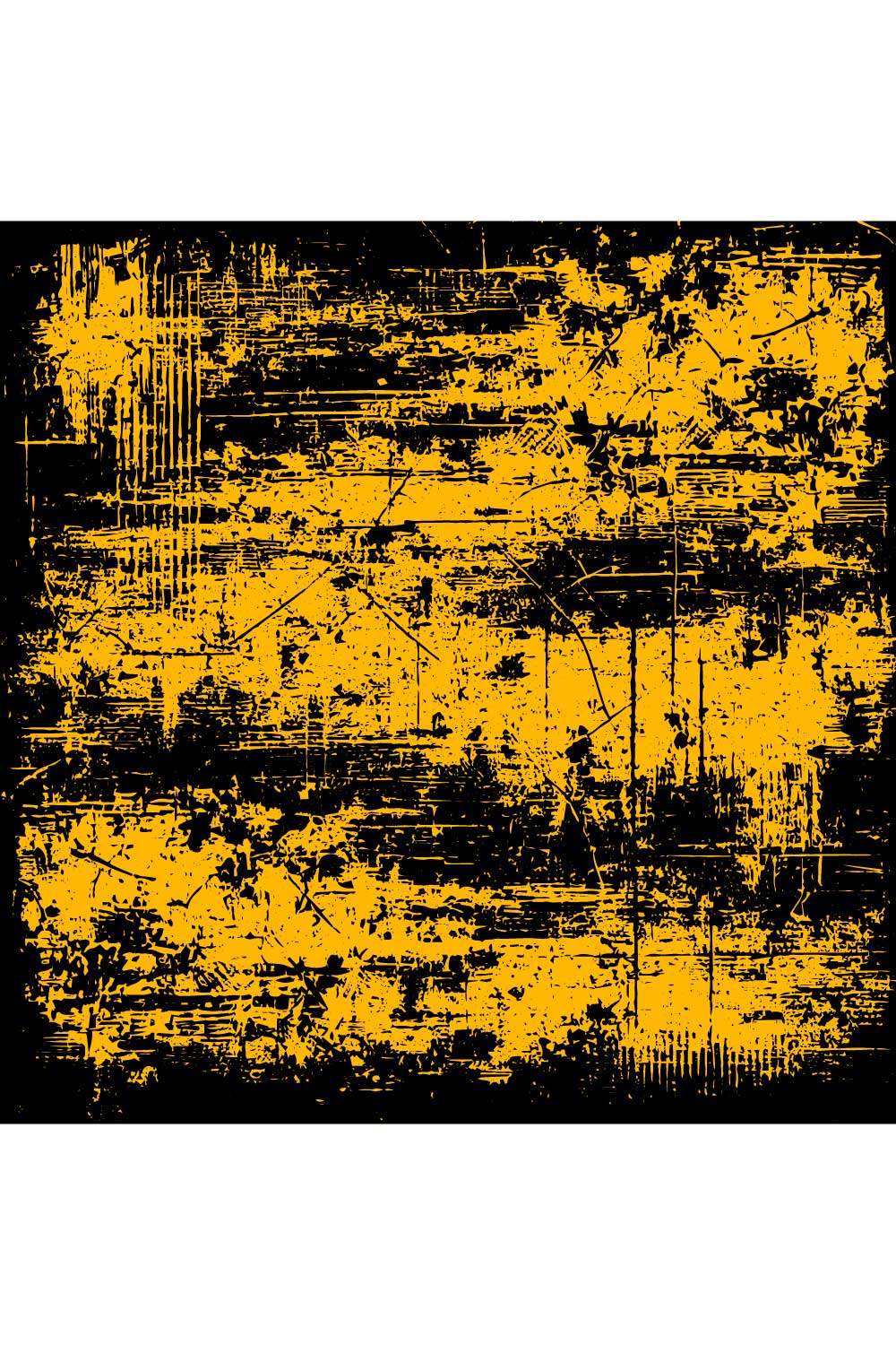 Urban Grunge Abstract Background in Yellow and Black pinterest preview image.