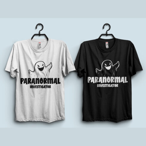 Paranormal Investigator T-shirt Design cover image.