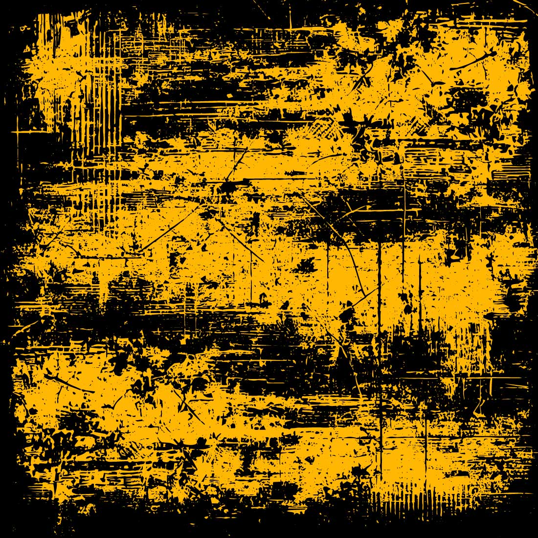 Urban Grunge Abstract Background in Yellow and Black cover image.