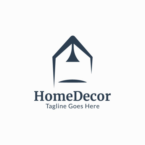 Home decor logo template design cover image.