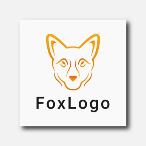 Fox logo template design cover image.