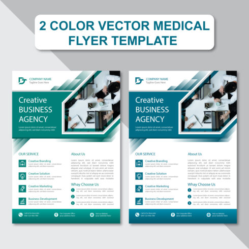 Medical Flyer Template cover image.