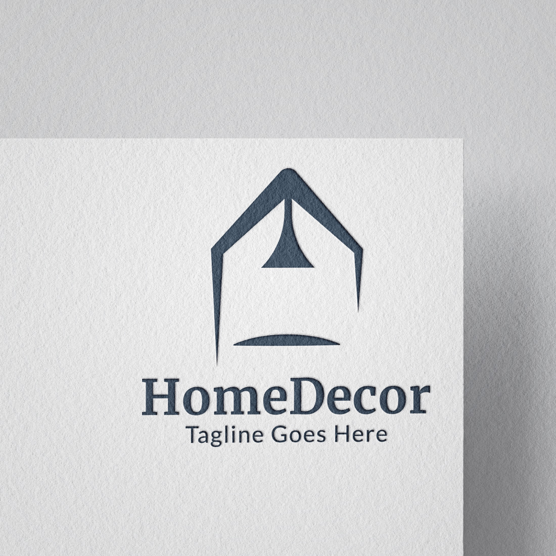 Home decor logo template design preview image.