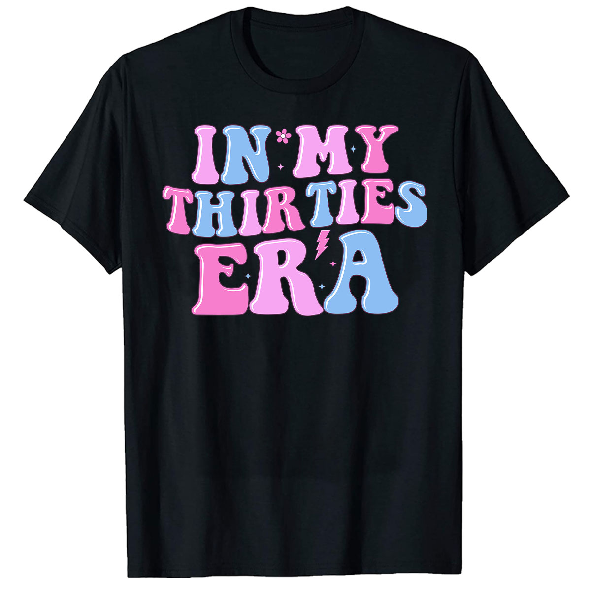 In my thirties era t shirt design cover image.