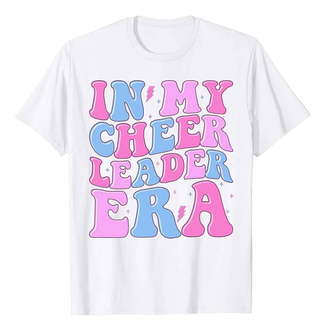 In my cheer leader era t shirt design preview image.