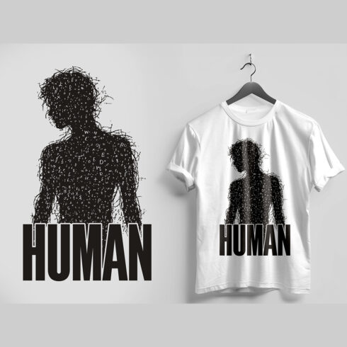 Human T-shirt Design cover image.