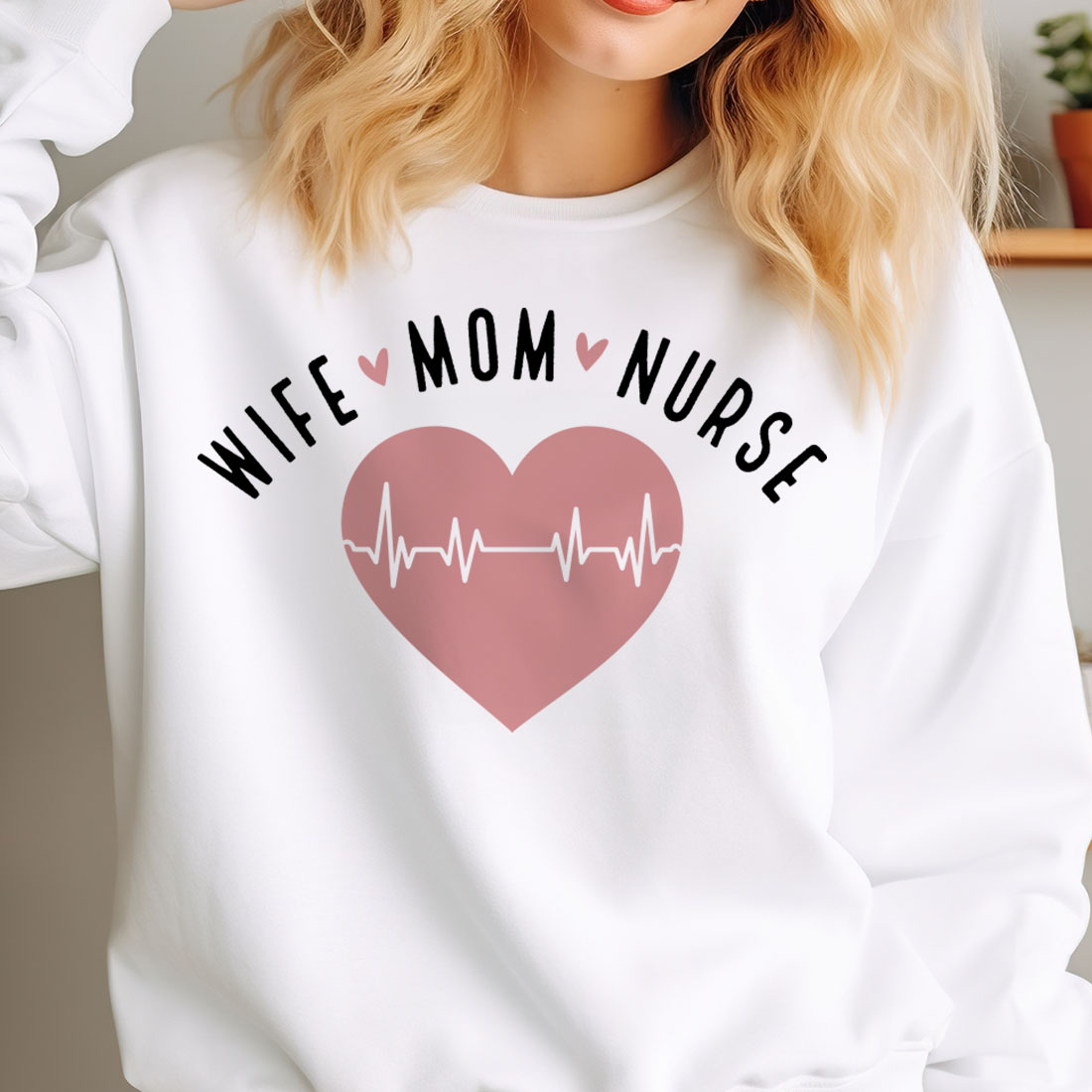 Wife mom Nurse, Nurse Tshirt cover image.