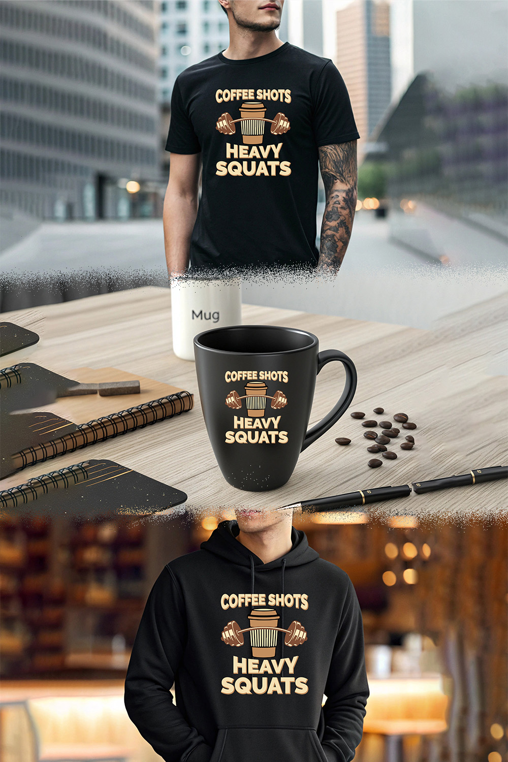 Coffee & Squats pinterest preview image.