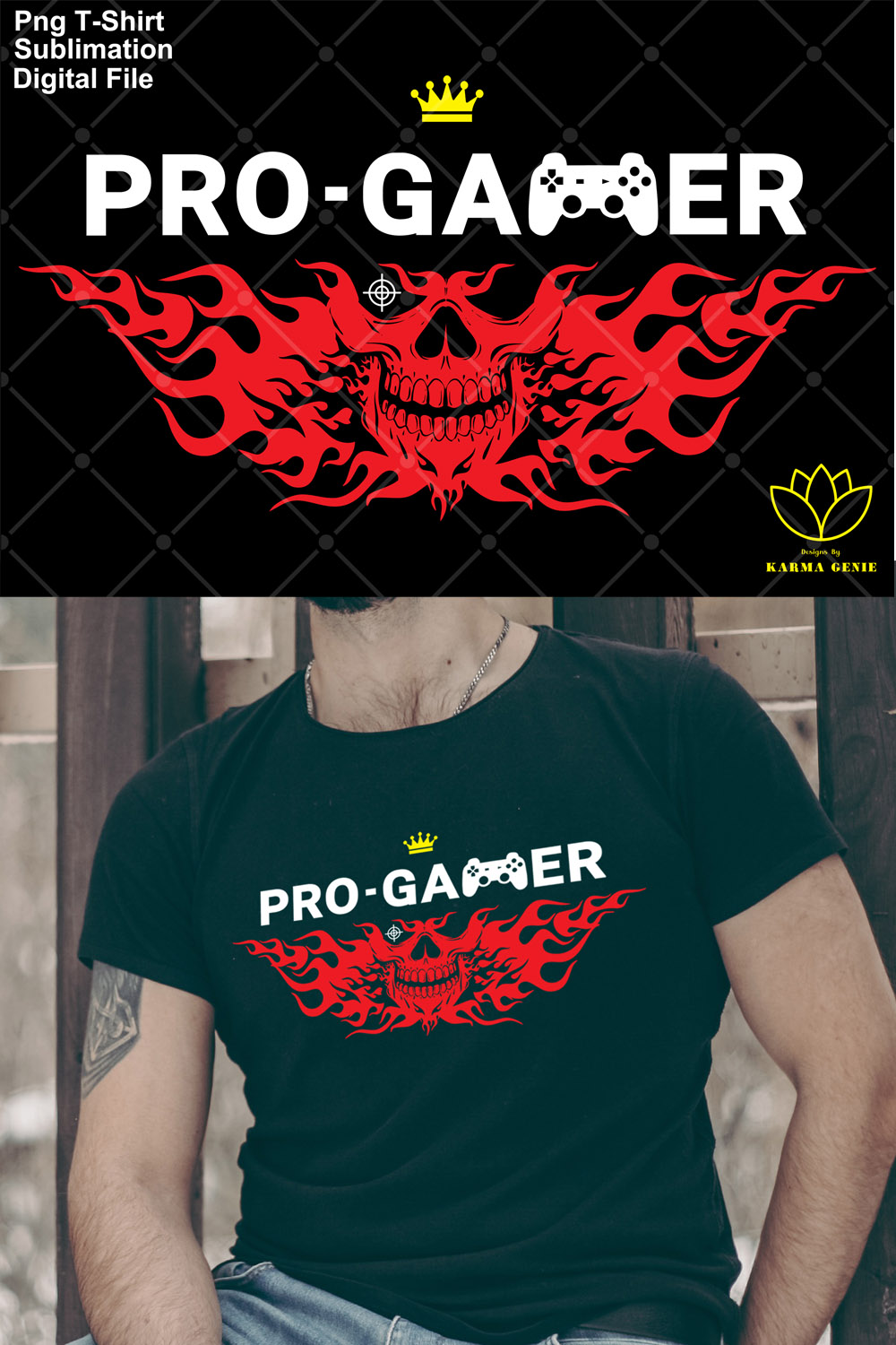 Pro Gamer Png - Gaming Graphic Design pinterest preview image.