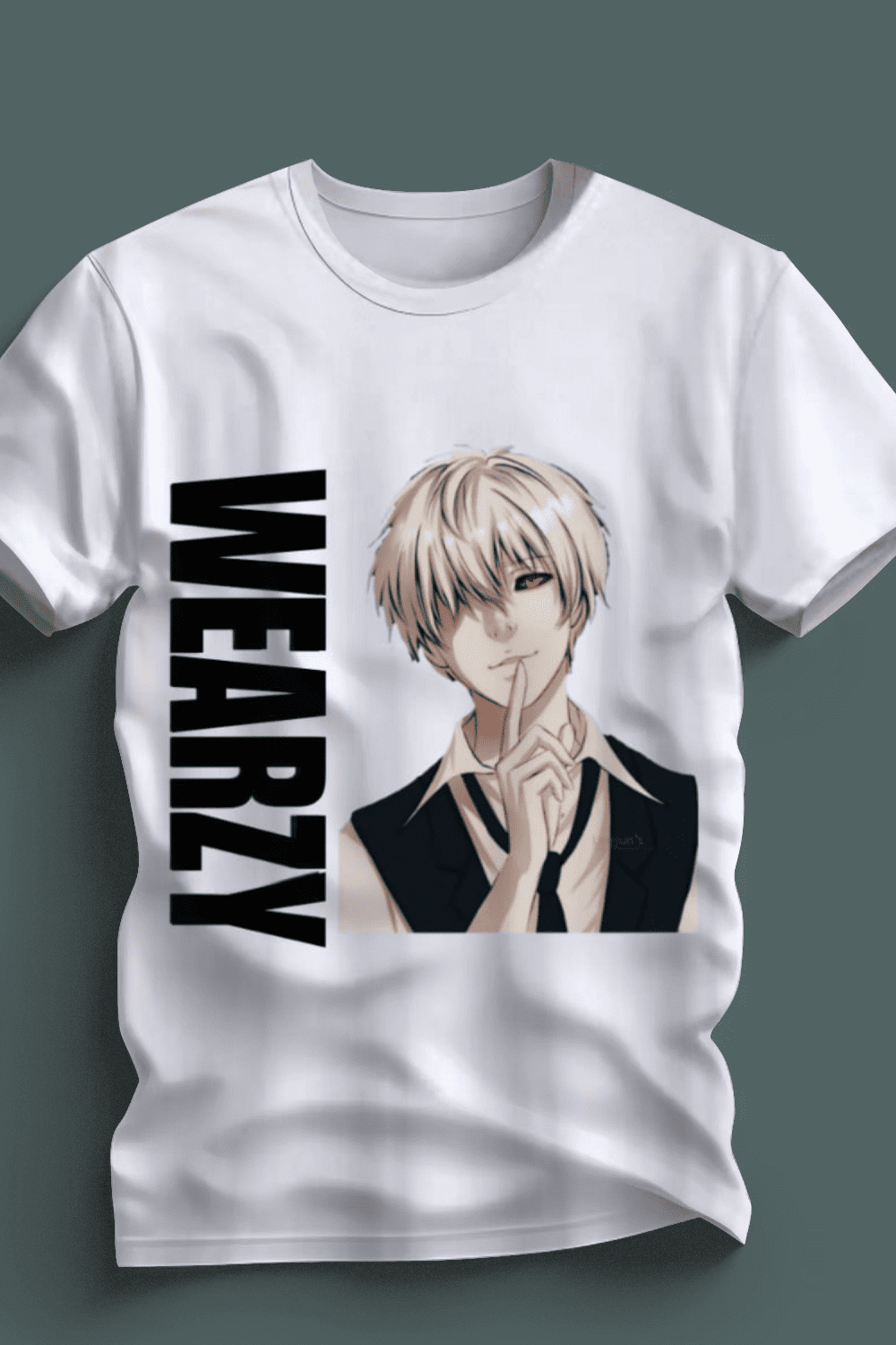 Wearzy Silent Charm Anime T-Shir pinterest preview image.