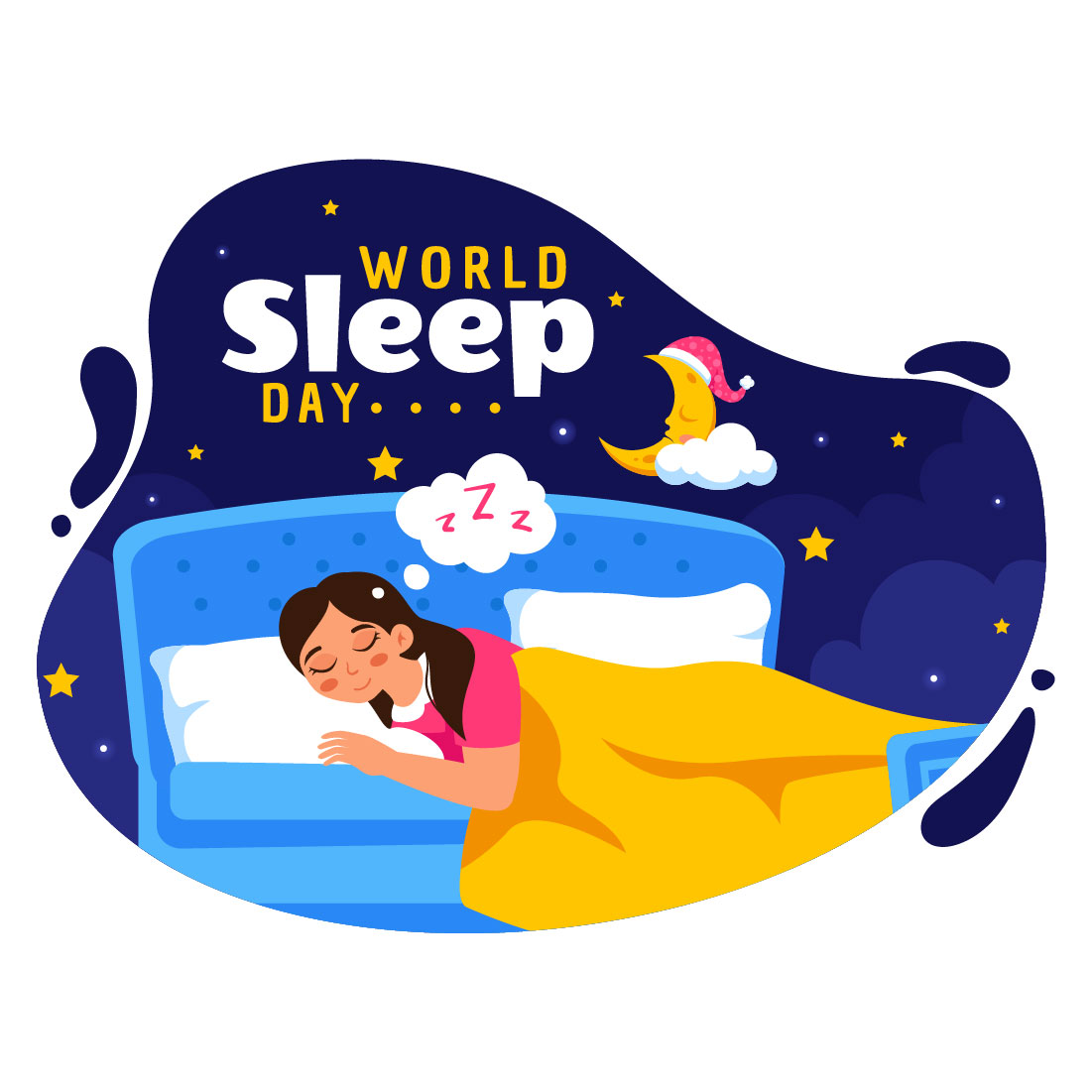 10 World Sleep Day Illustration cover image.