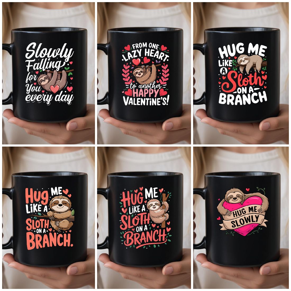 sloth valentines mug 1 7