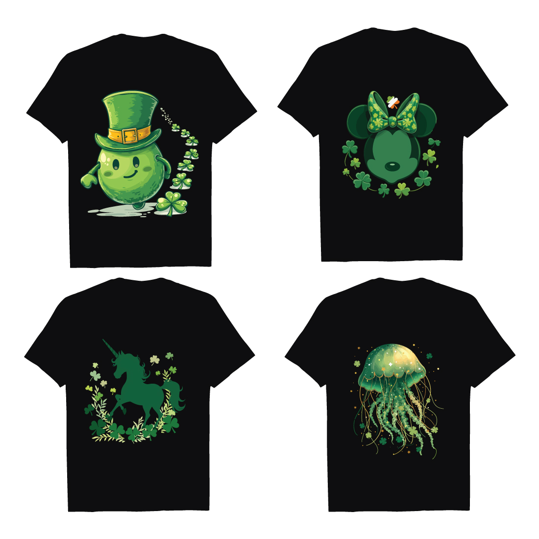 Master Bundle 9 - St Patrick's Day T-Shirt Vector Art Collection preview image.