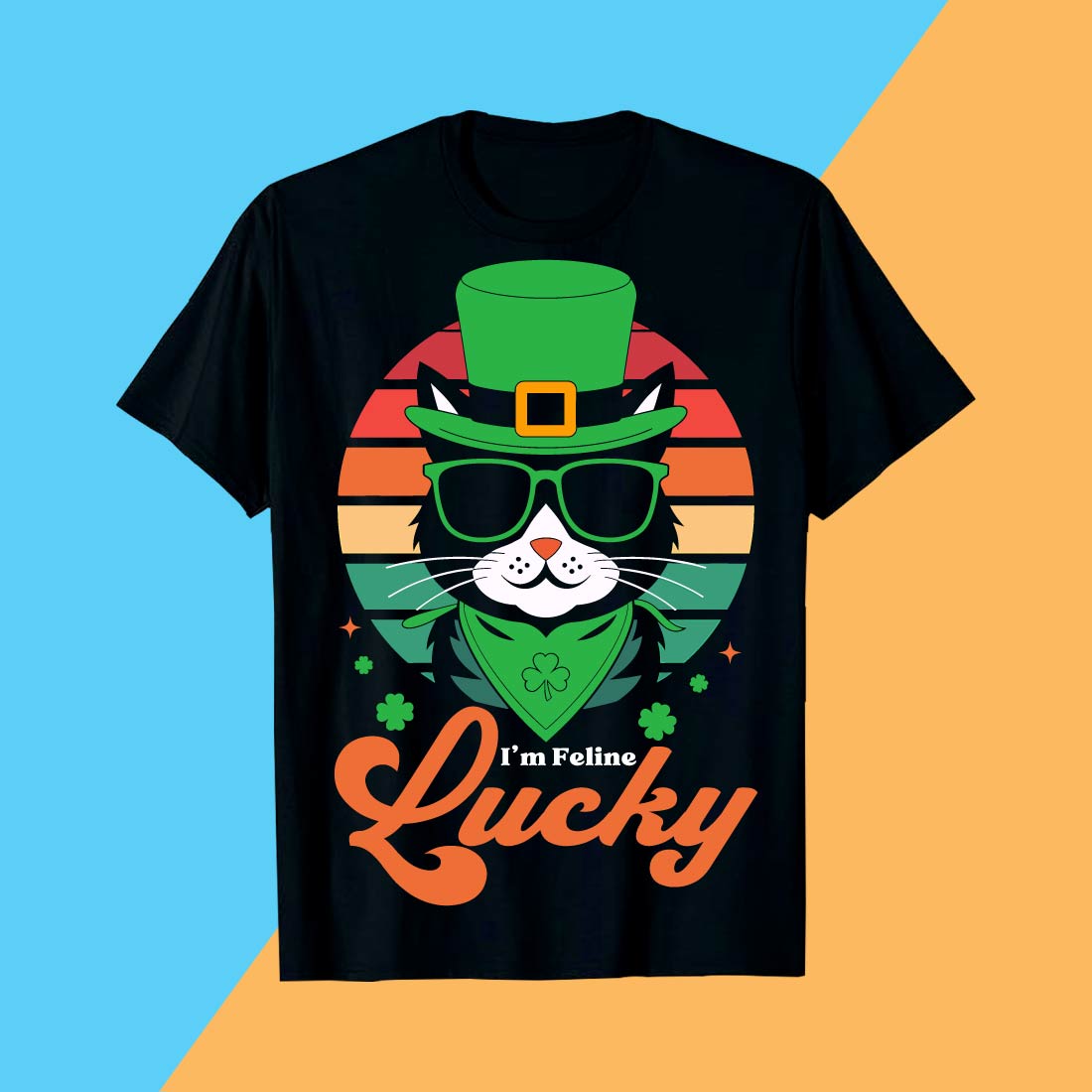 I'm Feline Lucky St Patrick's Day Design cover image.