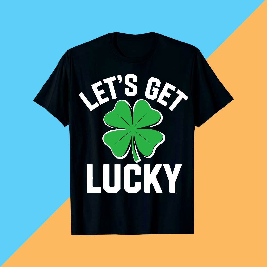 Let’s Get Lucky Shamrock Design cover image.