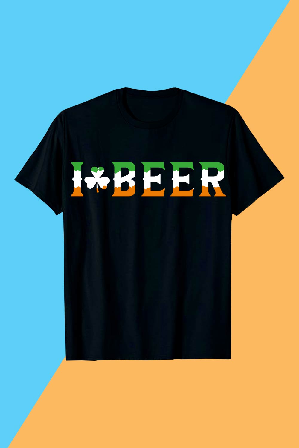 I Shamrock Beer Irish Pride Design" pinterest preview image.