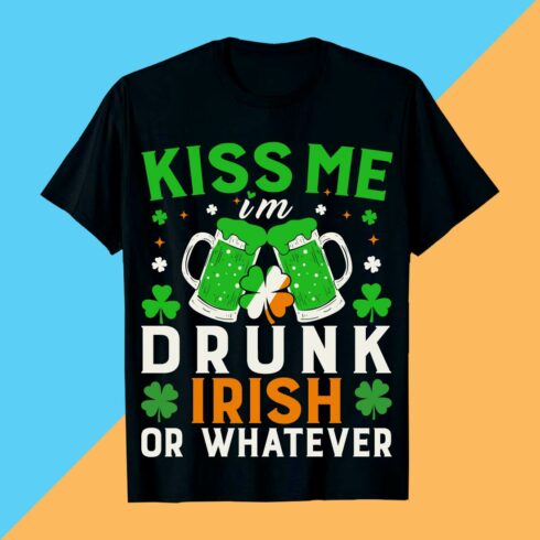 Kiss Me I'm Irish St Patrick's Design cover image.