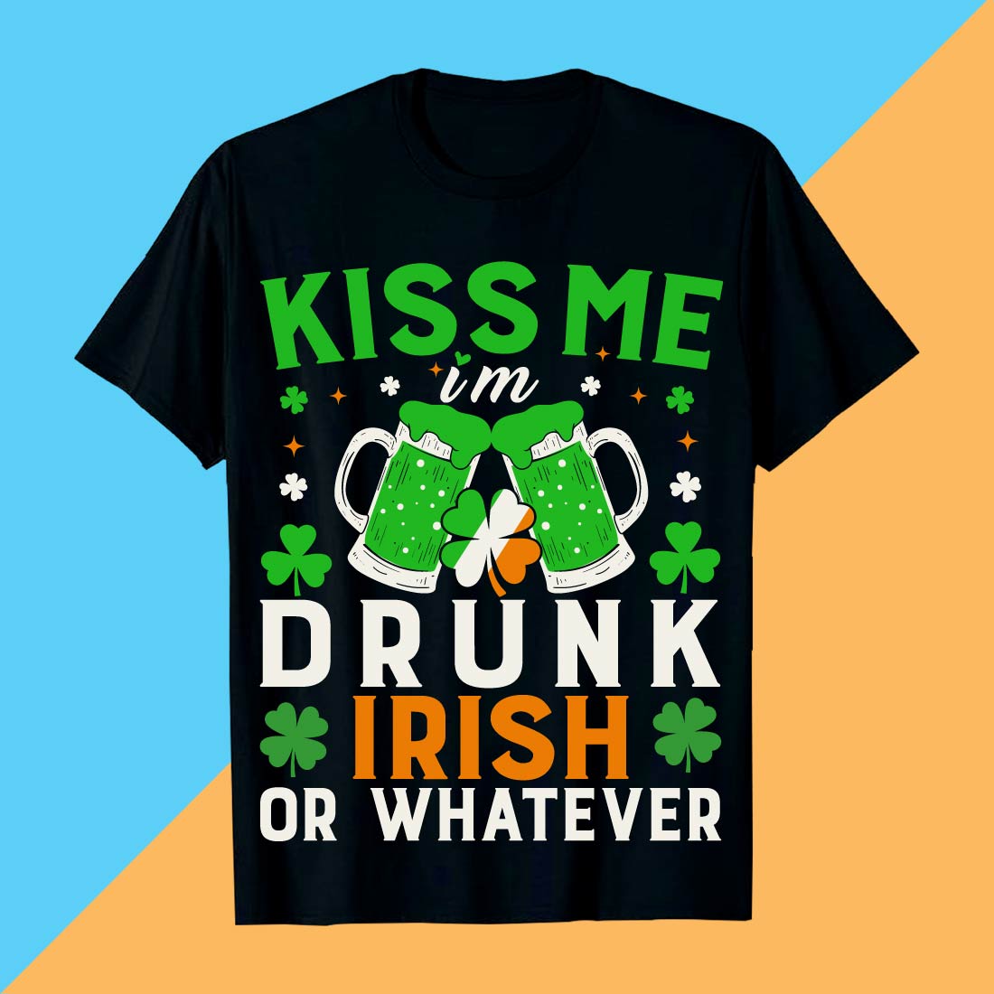 Kiss Me I'm Irish St Patrick's Design preview image.