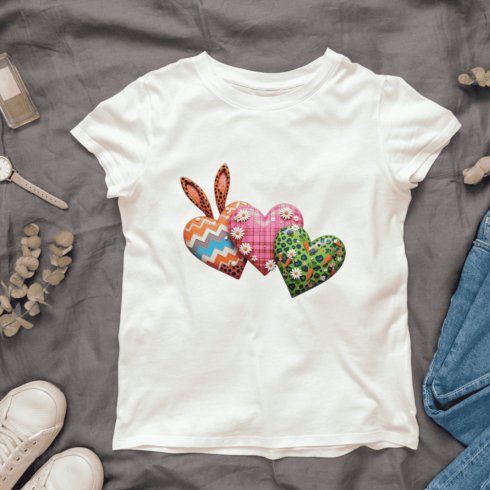 Cheerful Spring Decor T-shirt Design cover image.