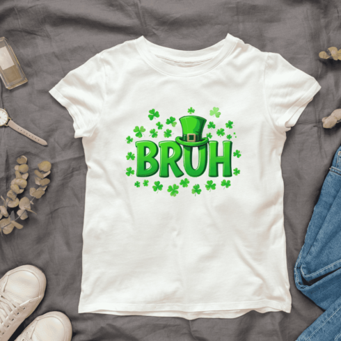 Funny St Patrick's Day T-shirt Design cover image.