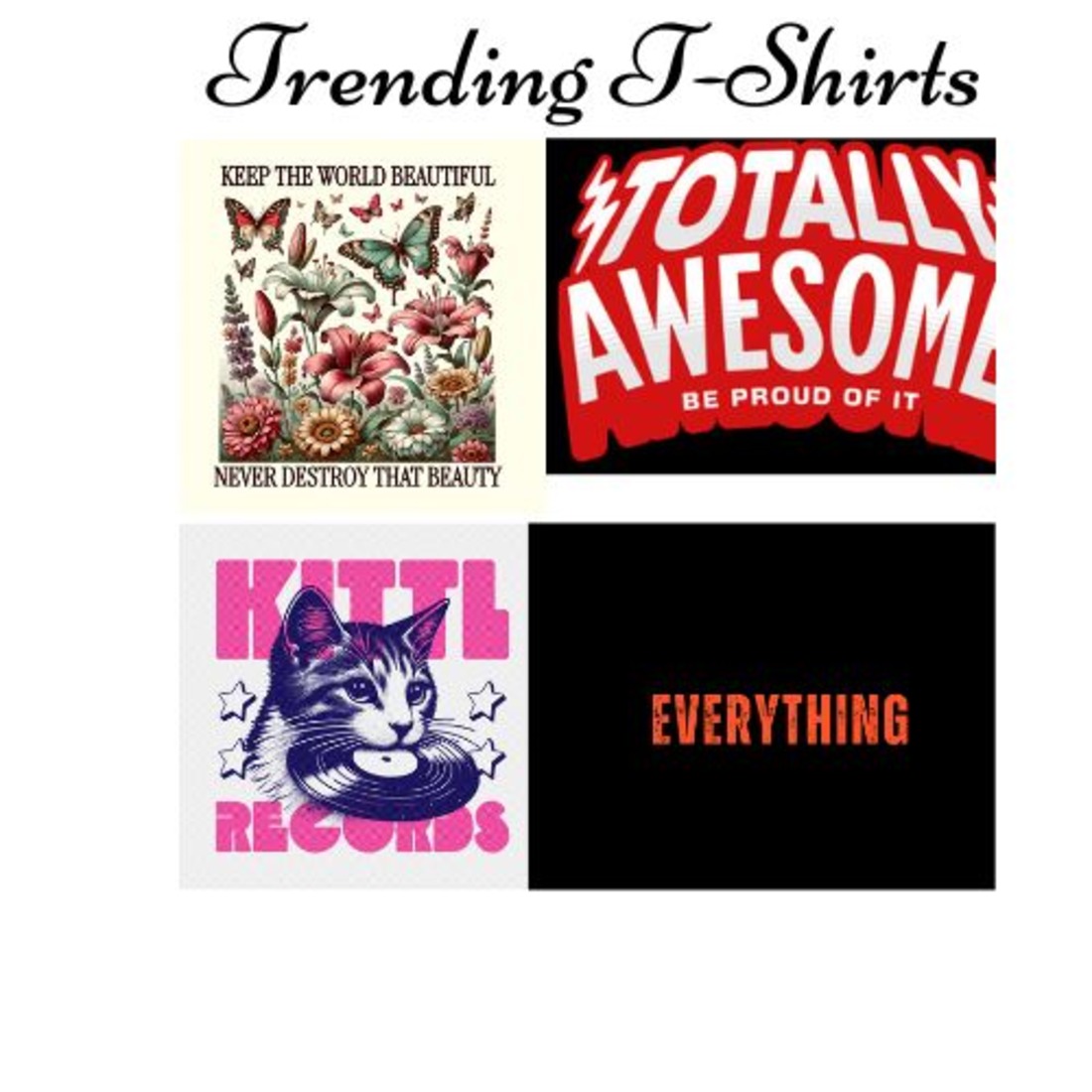 Trending T-Shirts preview image.