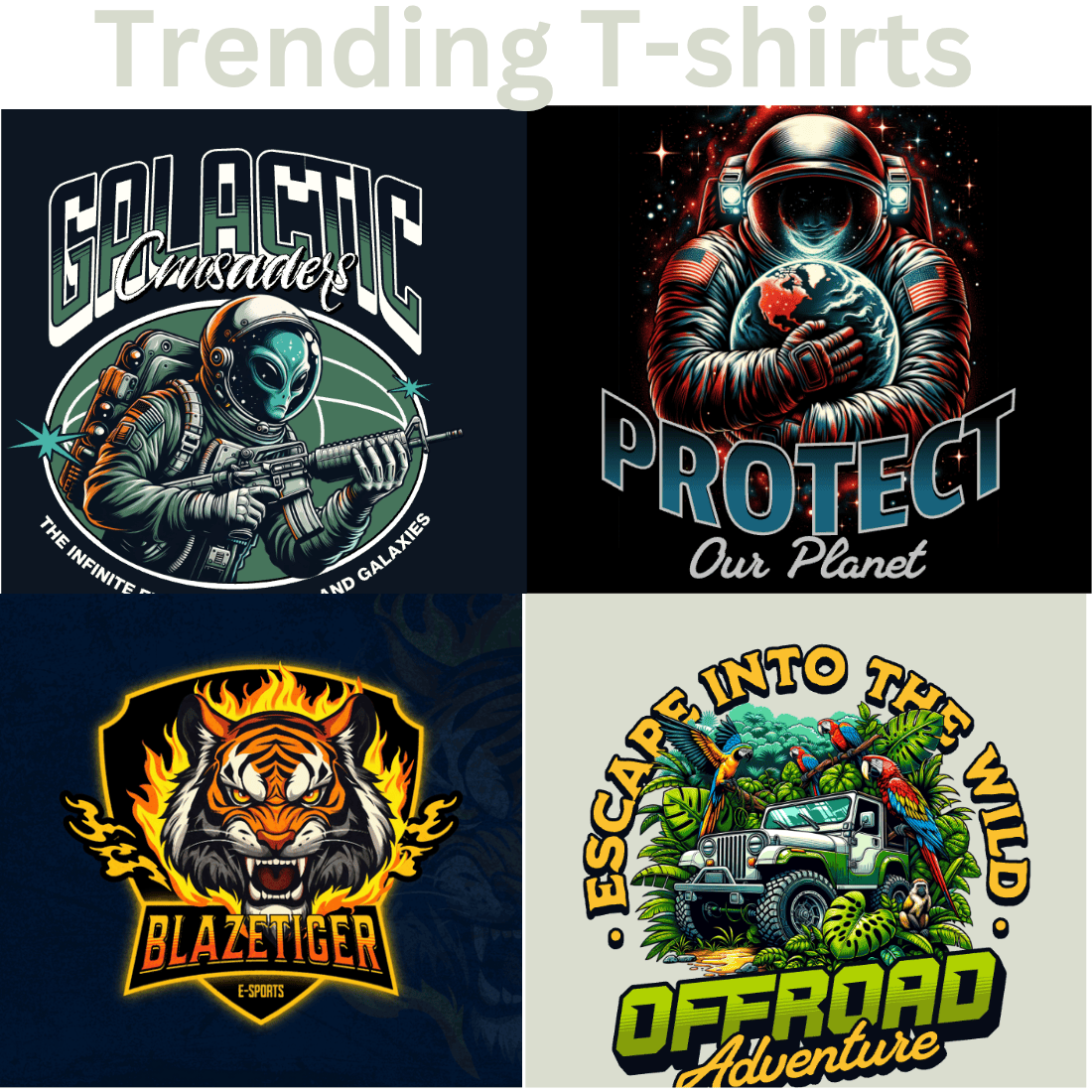 Trending T-shirts cover image.