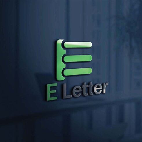 E letter logo cover image.