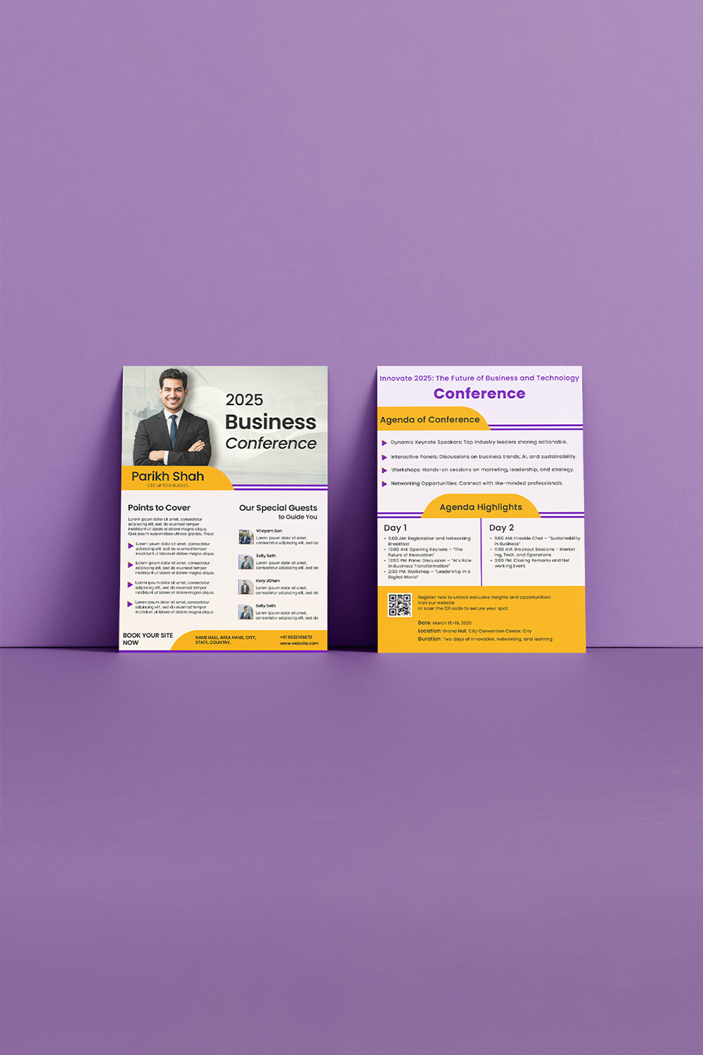 Business Flyer pinterest preview image.