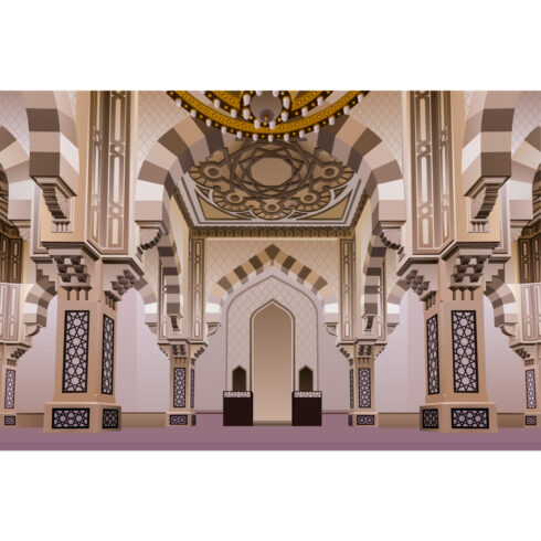 Vector Illustration of a Beautiful Mosque cover image.