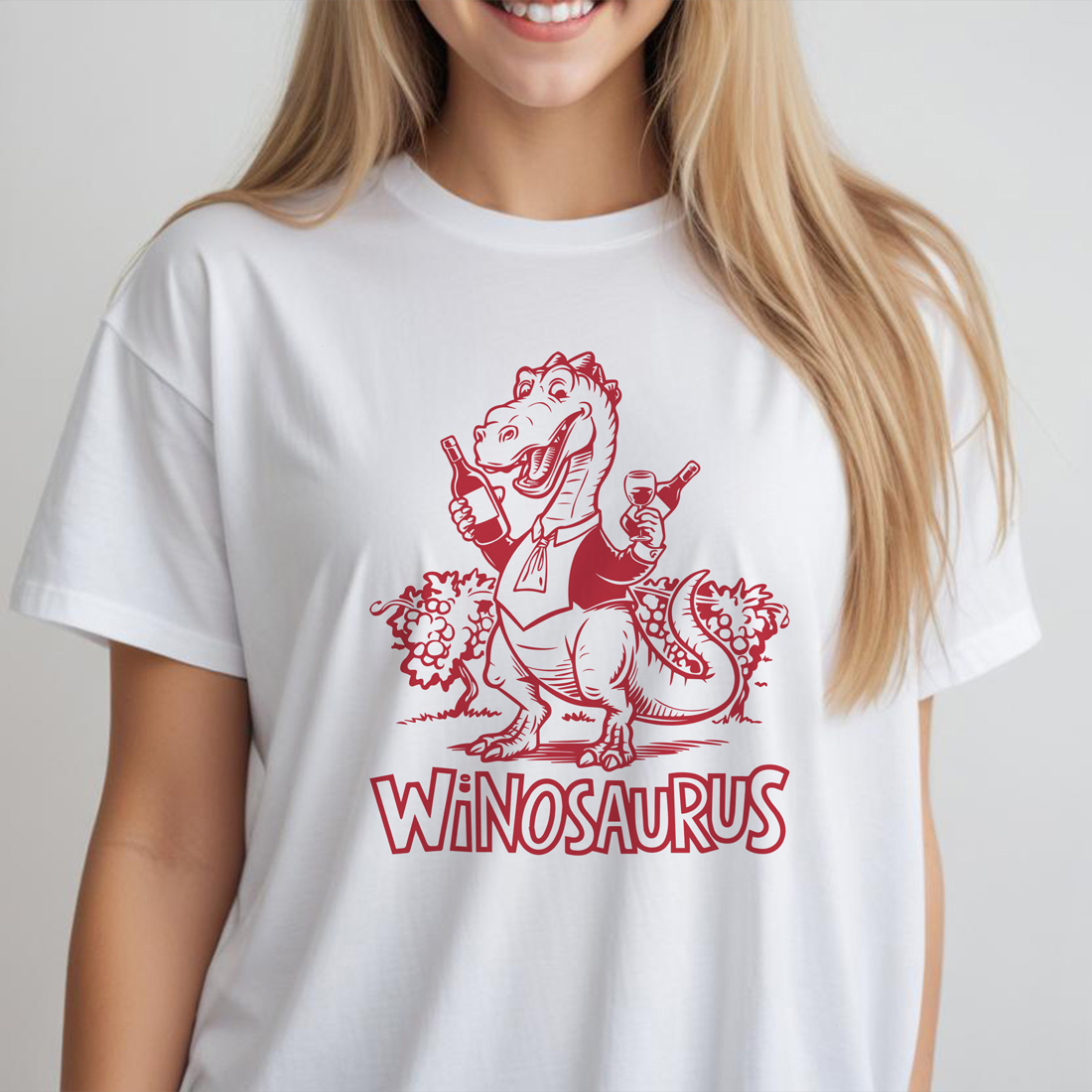 winosaurus white female tshirt front mockup 846