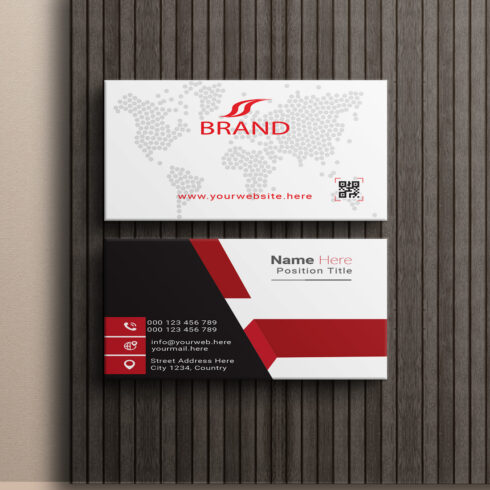 creative and simple modern business card design cover image.