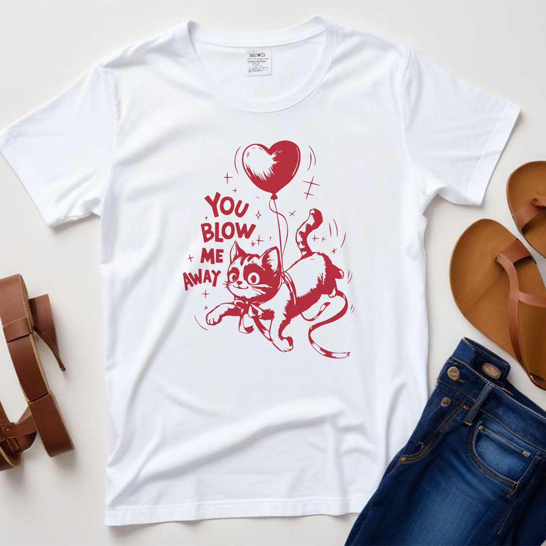 you blow me away 2 white plane tshirt mockup 899