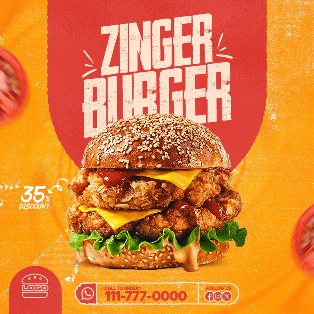 zinger burger preview image 630