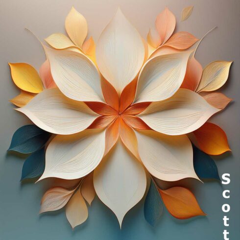 Minimalist Petal Art with Warm Tones cover image.