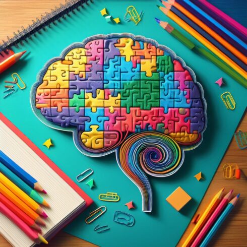 Creative Brain Puzzle – Symbol of Intelligence & Education cover image.