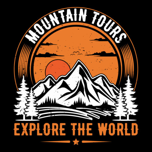 Adventure Awaits – Hiking T-Shirt Design cover image.