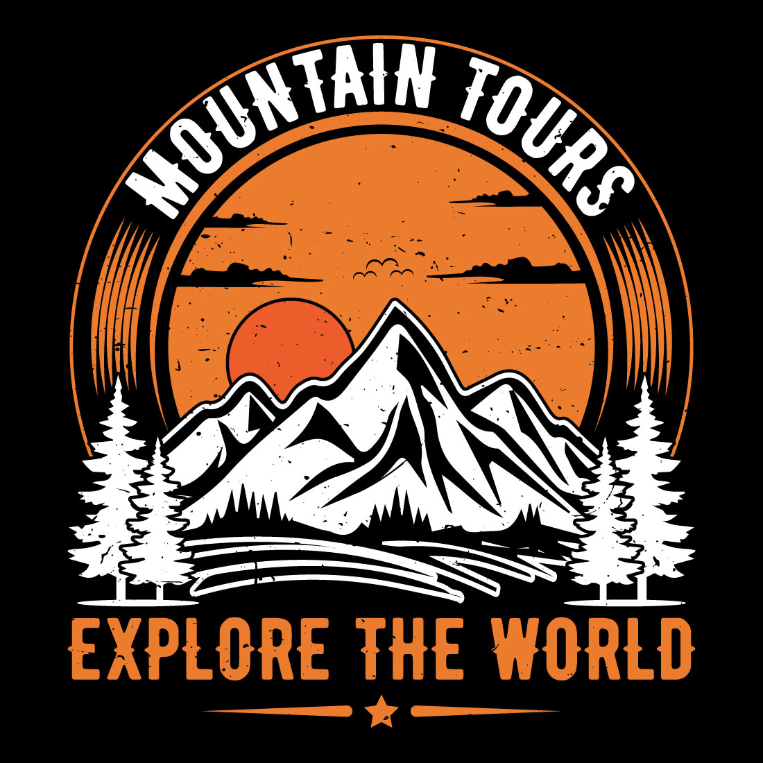 Adventure Awaits – Hiking T-Shirt Design cover image.