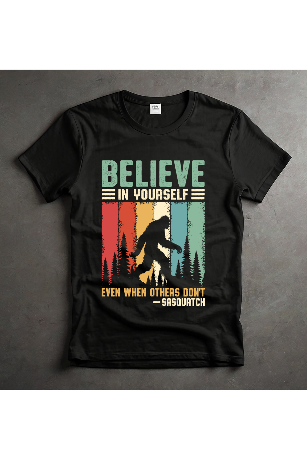 Bigfoot graphic design bundle for Bigfoot lover T-shirt Design pinterest preview image.