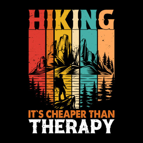 Adventure Awaits – Hiking T-Shirt Design cover image.