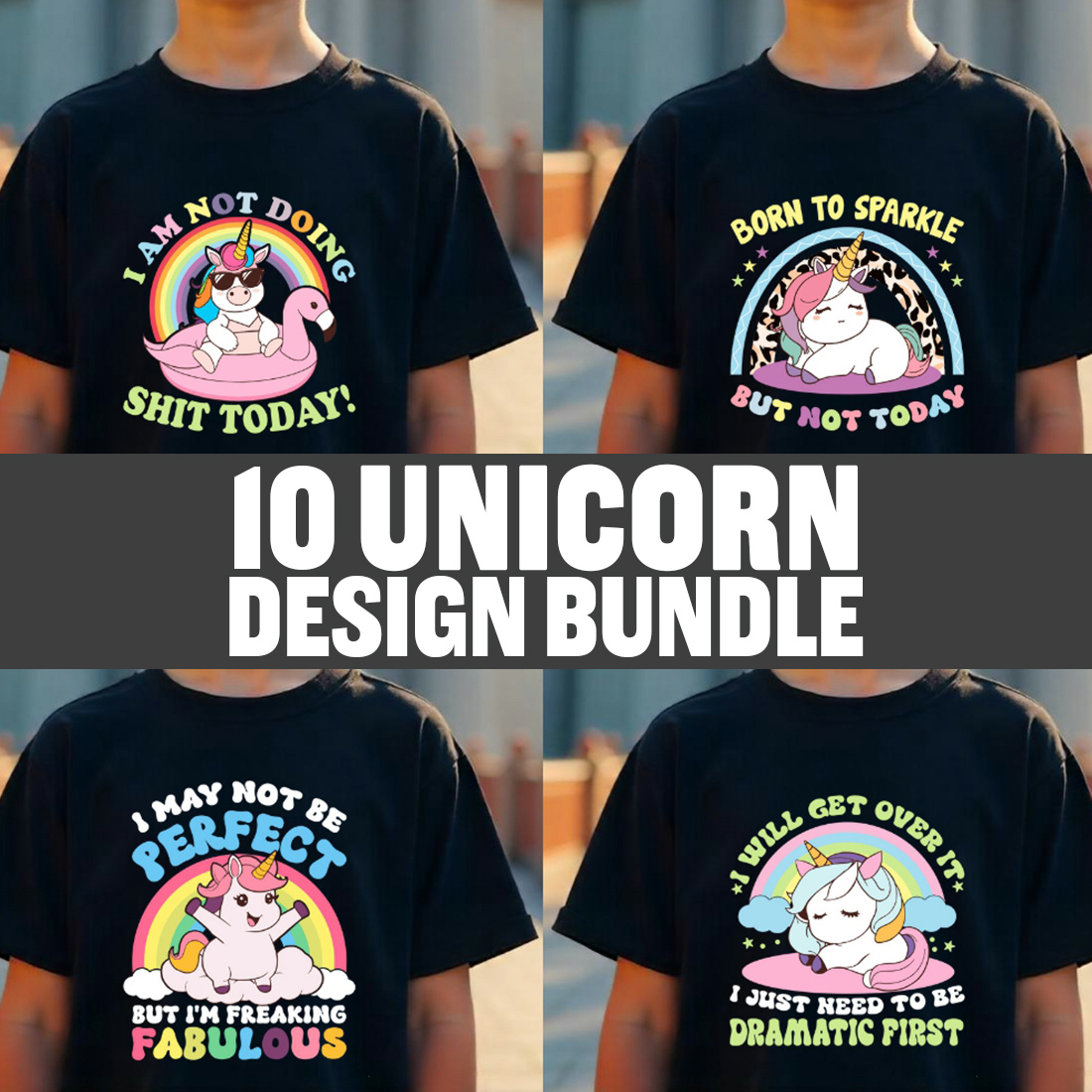 Unicorn graphic design for unicorn lovers cover image.