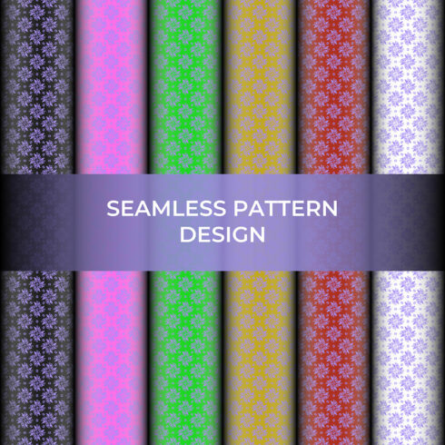 Geometric ornamental Seamless pattern textile design cover image.