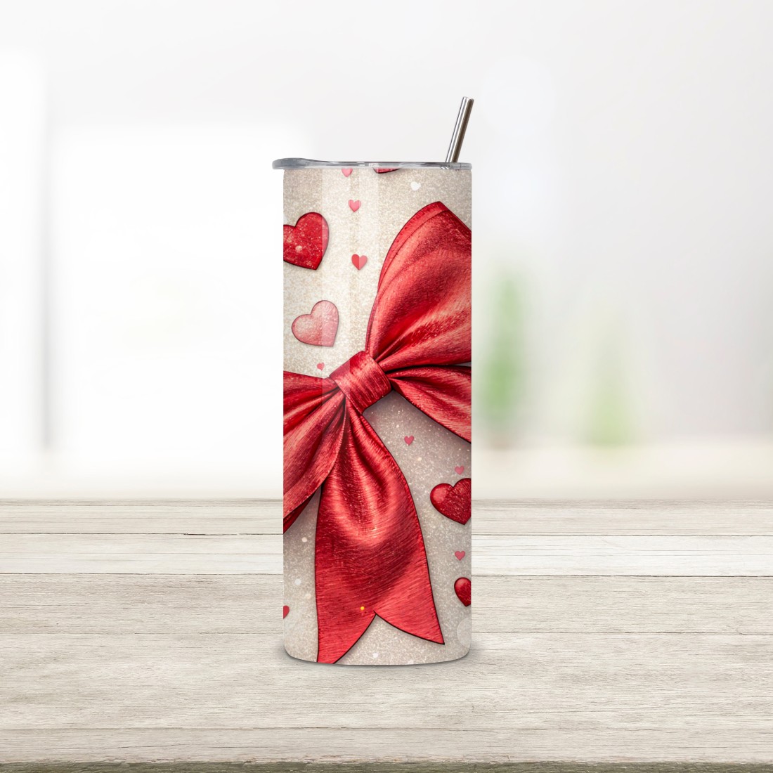 Valentines Tumbler Wrap Design | Valentines Day Tumbler wrap | Valentines Heart Tumbler Wrap | Valentines | 20oz 300 Dpi | 20oz Tumbler PNG preview image.