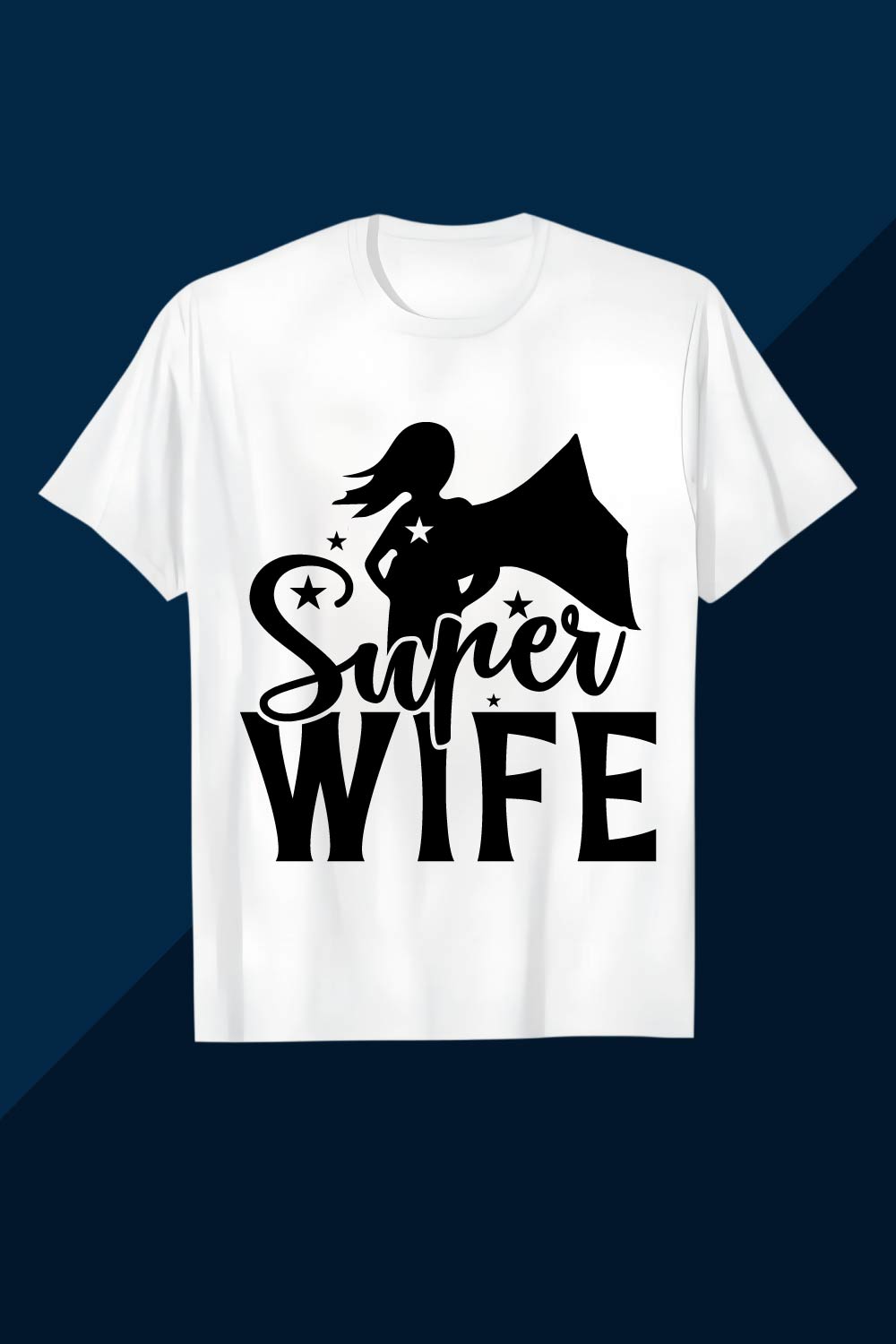 Super MOM Heroic Motherhood T-shirt Design SVG EPS AI PNG Mother’s T shirt pinterest preview image.