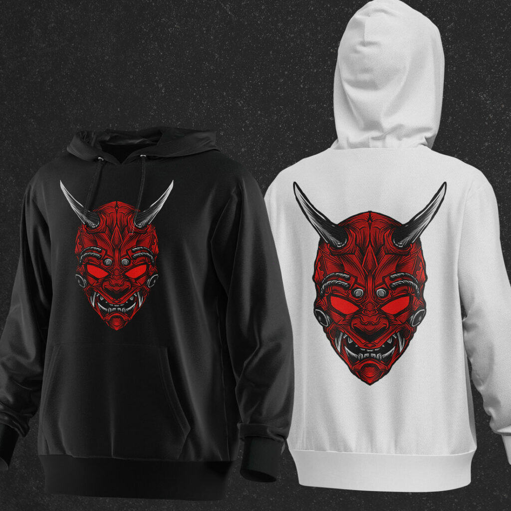 Devil Mask Design - MasterBundles